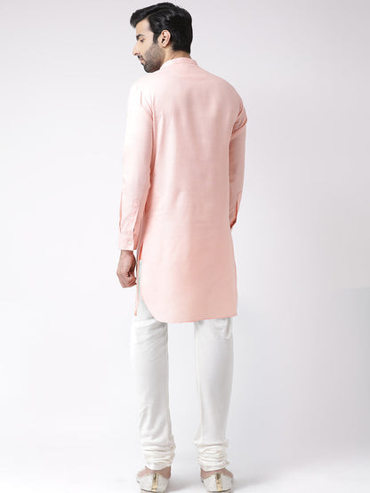 Men's Light Pink Kurta