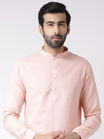 Men's Light Pink Kurta