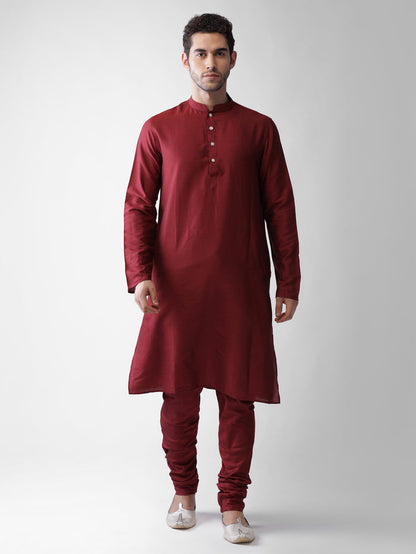 Men's Multi-Color Kurta Jacket Pyjama Set