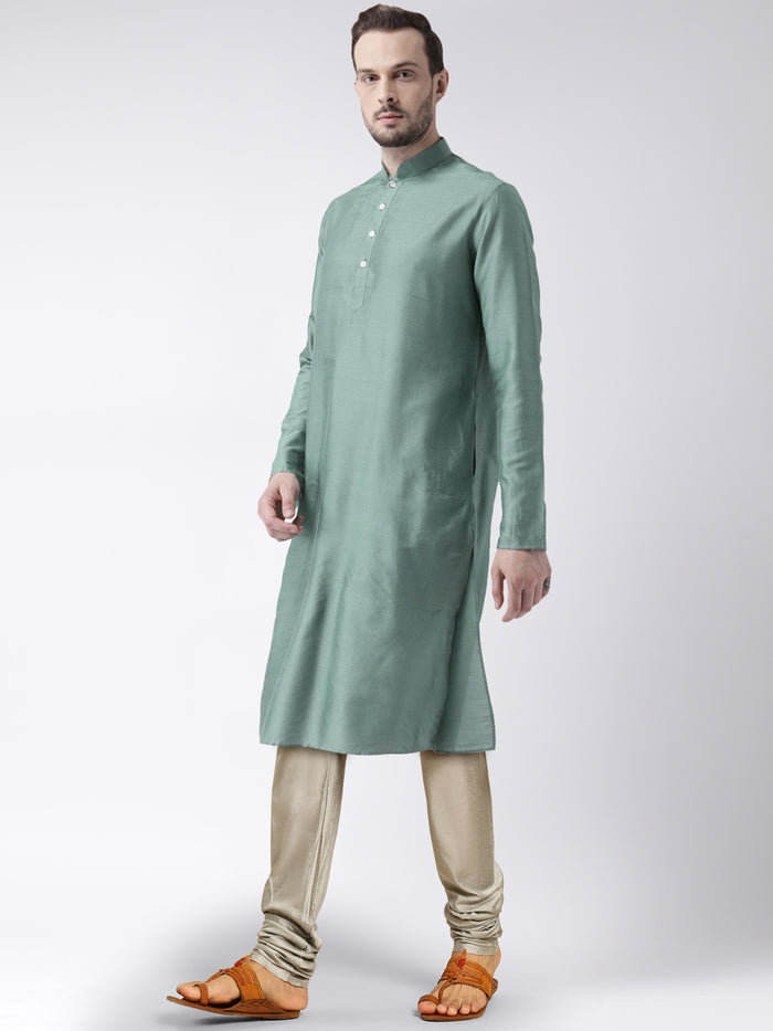 Men's Olive Green Kurta
