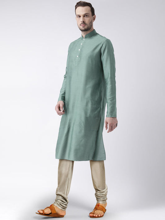 Men's Olive Green Kurta