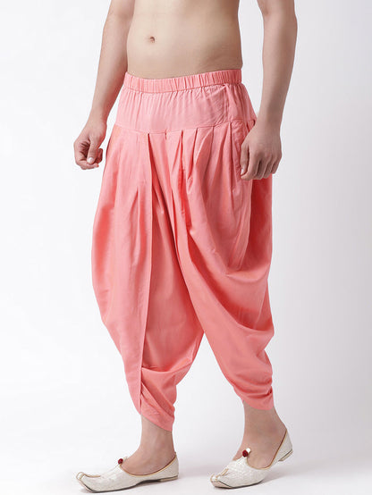 Men's Peach Dhoti