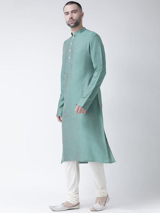 Men's Peacock Green Kurta