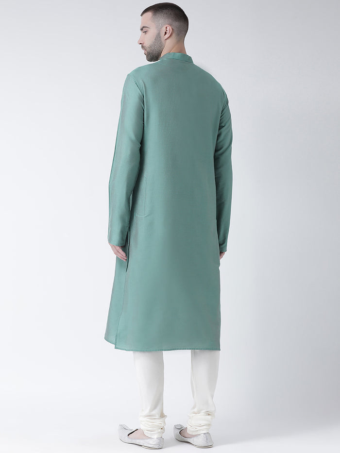 Men's Peacock Green Kurta