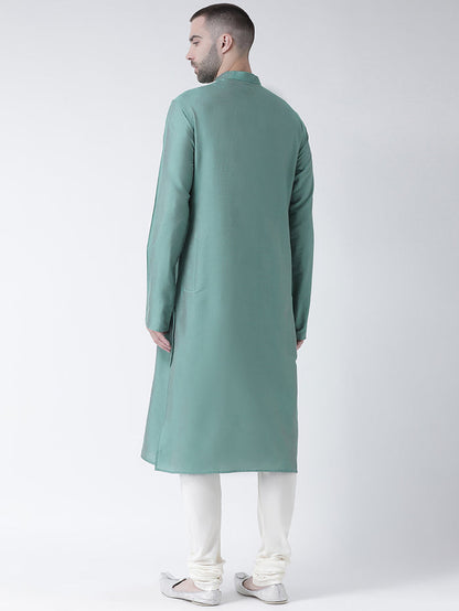 Men's Peacock Green Kurta