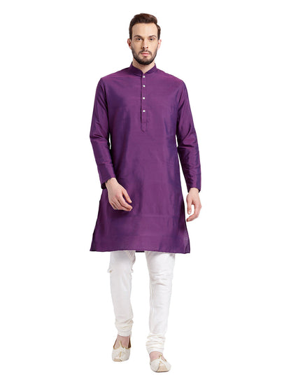 Men's Purple Kurta