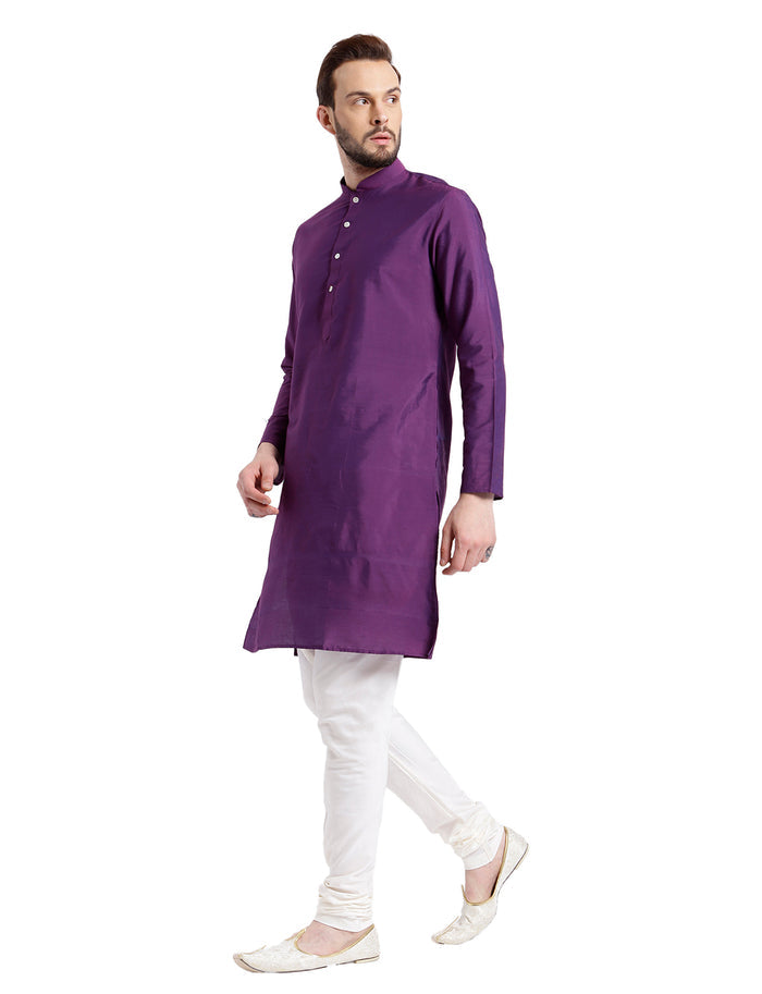Men's Purple Kurta
