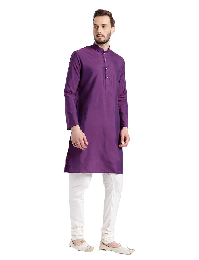 Men's Purple Kurta