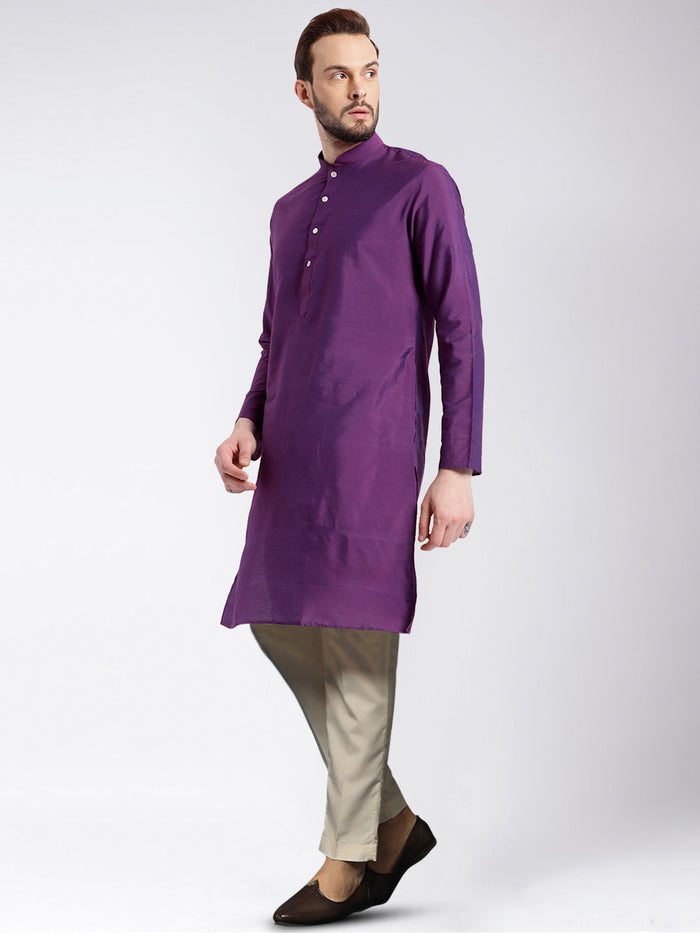 Men's Purple Kurta