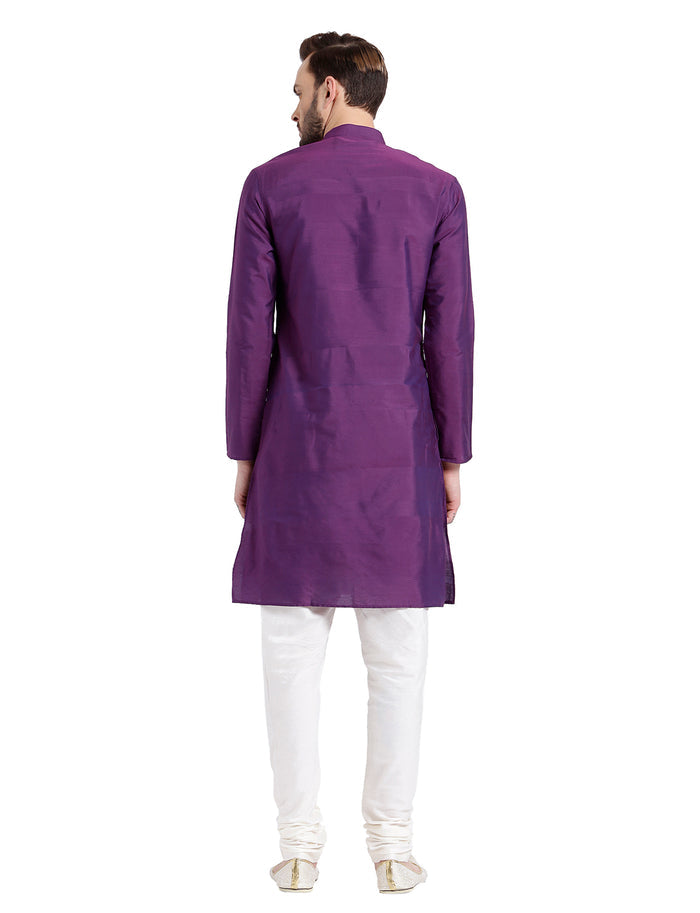 Men's Purple Kurta
