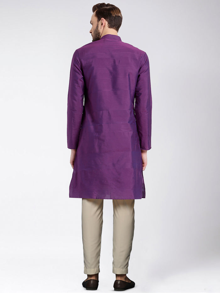 Men's Purple Kurta