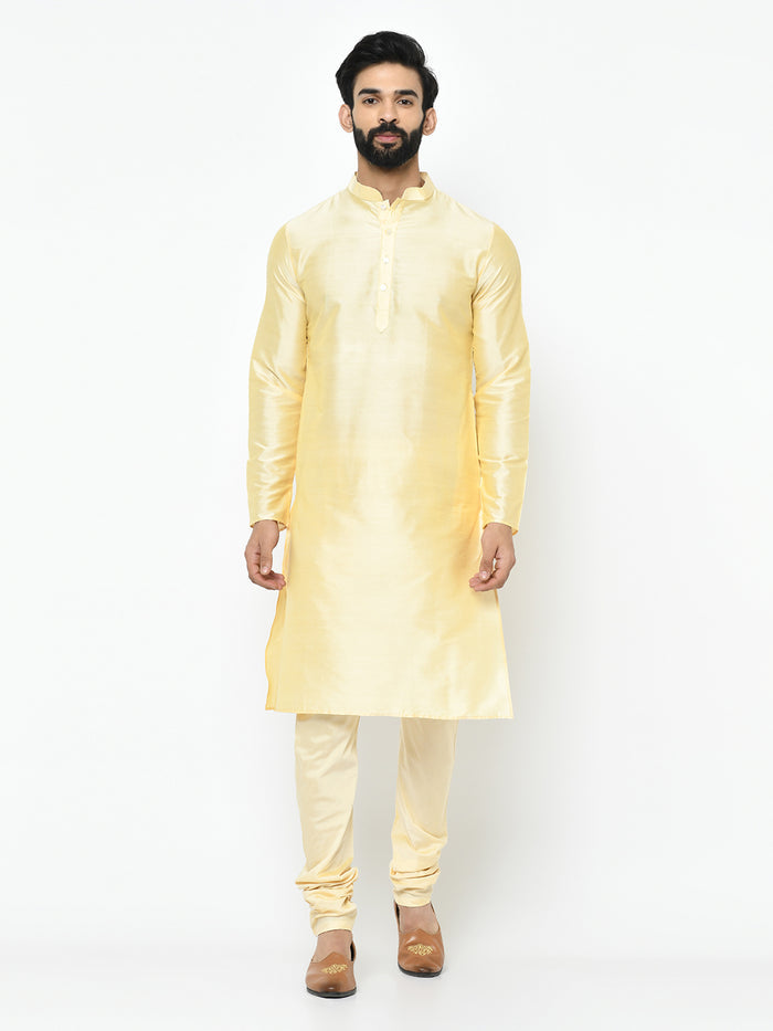 Men's Teal Green Kurta Jacket Pyjama Set