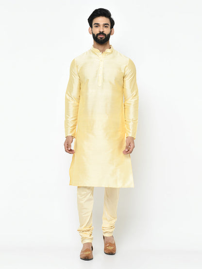 Men's Teal Green Kurta Jacket Pyjama Set