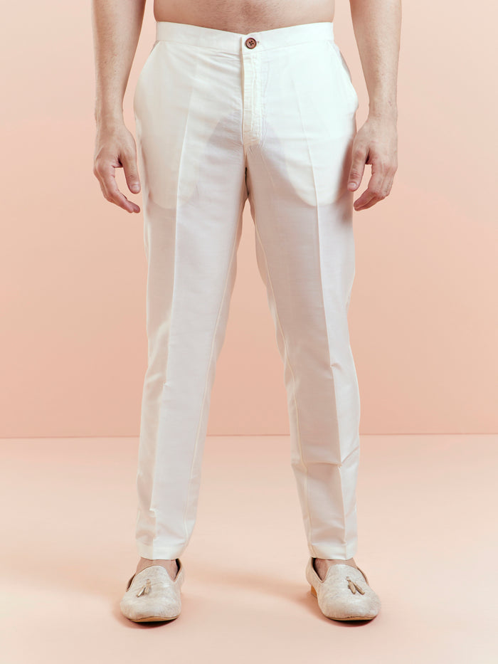 Men's Wine Kurta Trouser Set
