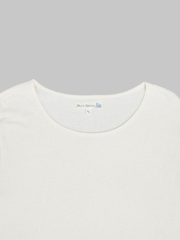 Merz b Schwanen 114 Loopwheeled TShirt nature classic  collar