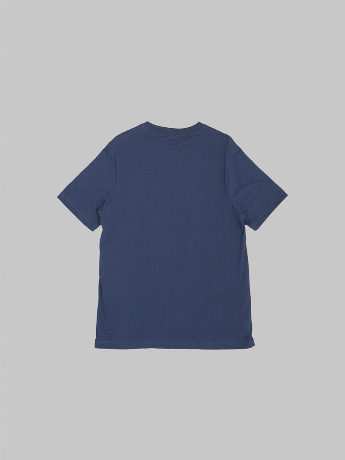 Merz b Schwanen 1940s Loopwheeled Relaxed Fit TShirt Ink Blue  back