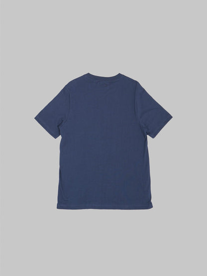 Merz b Schwanen 1940s Loopwheeled Relaxed Fit TShirt Ink Blue  back