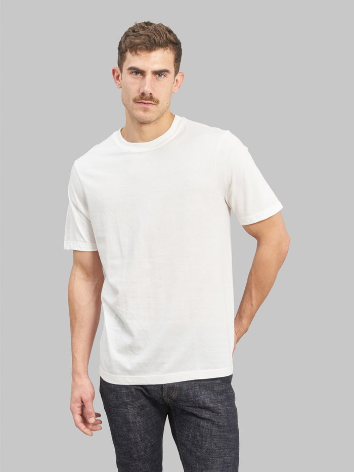 Merz b Schwanen 1940s Loopwheeled Classic TShirt white look