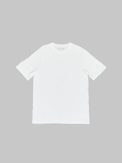 Merz b Schwanen 1940s Loopwheeled Classic TShirt white front