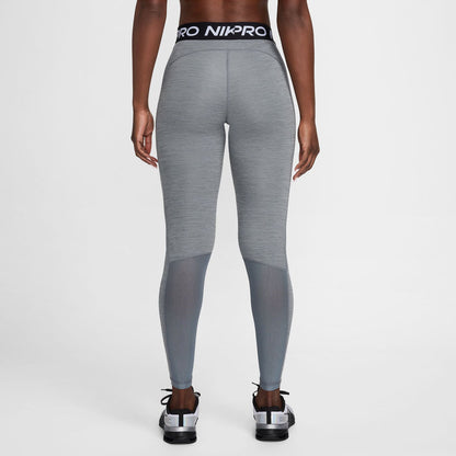 Mid-Rise Mesh-Pan Leggings