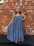 Midnight Blue Sun Dress