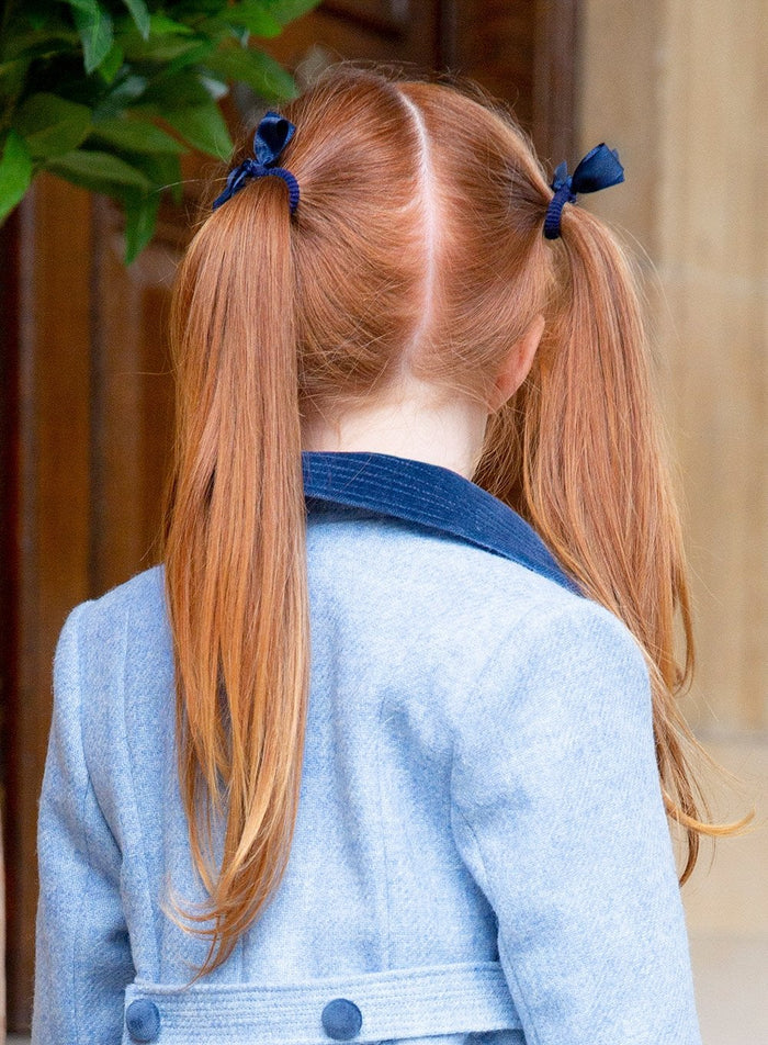 Lily Rose Hair Bobbles Mini Bow Hair Bobbles in Navy - Trotters Childrenswear