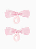 Lily Rose Hair Bobbles Mini Bow Hair Bobbles in Pink