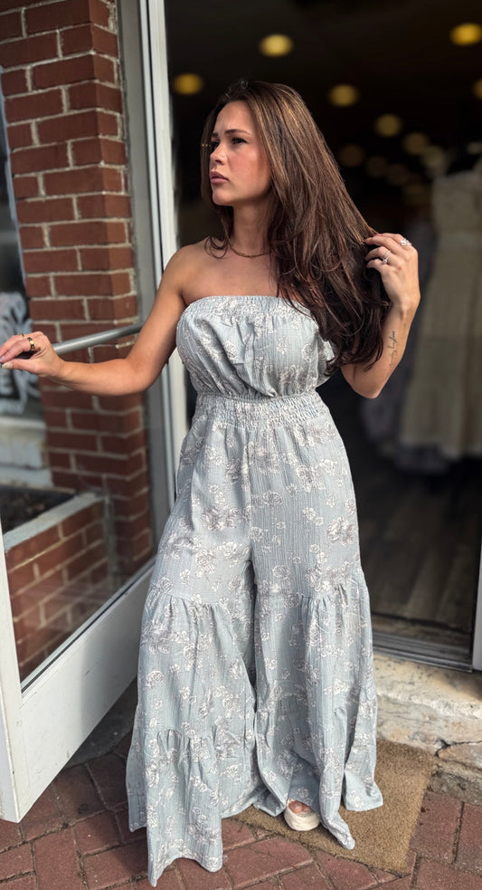 Mint Tube Jumpsuit
