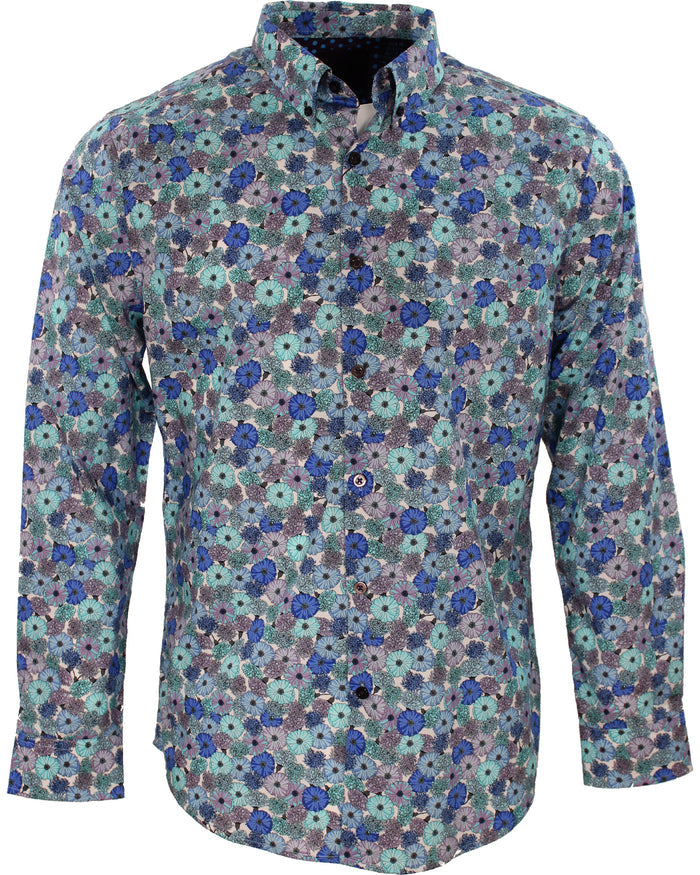 Mitchell Flowerbed Lilac Aqua