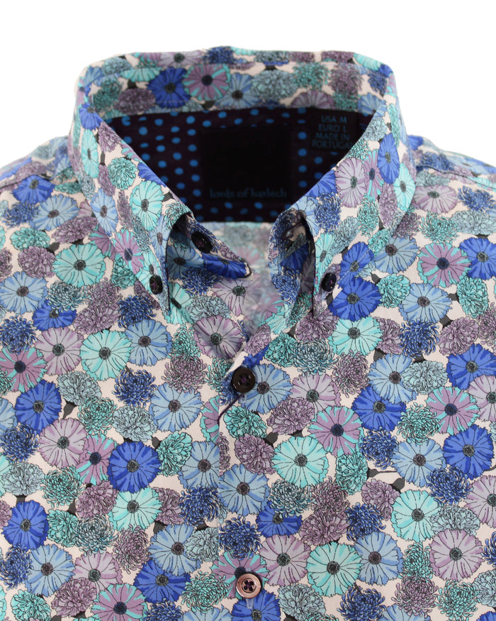Mitchell Flowerbed Lilac Aqua