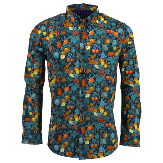 Mitchell Fruit and Veg Graphite Shirt