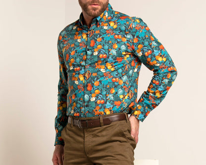 Mitchell Fruit and Veg Graphite Shirt