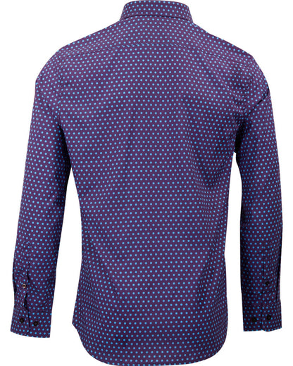 MITCHELL POLKADOT SHIRT - PURPLE