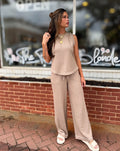 Mocha Button Tank