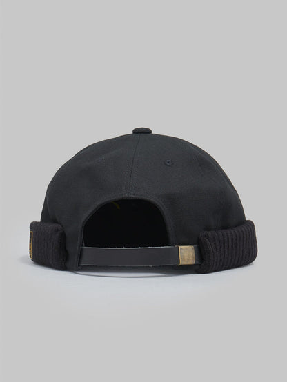Mr Fatman OX Fisherman Cap black leather adjuster