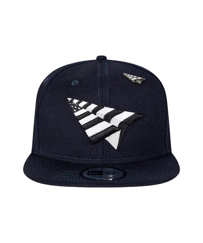 Navy Boy Old School Snapback Hat
