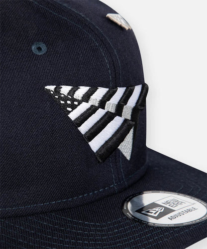 Navy Boy Old School Snapback Hat