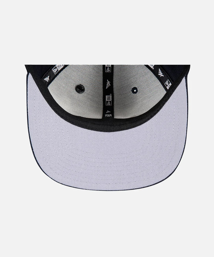 Navy Boy Old School Snapback Hat
