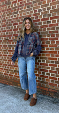Navy Combo Jacket