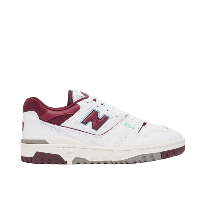 New Balance 550 Burgundy Cyan