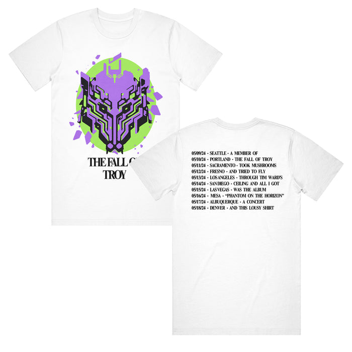 NGTFOT Tour White - Tee front and back