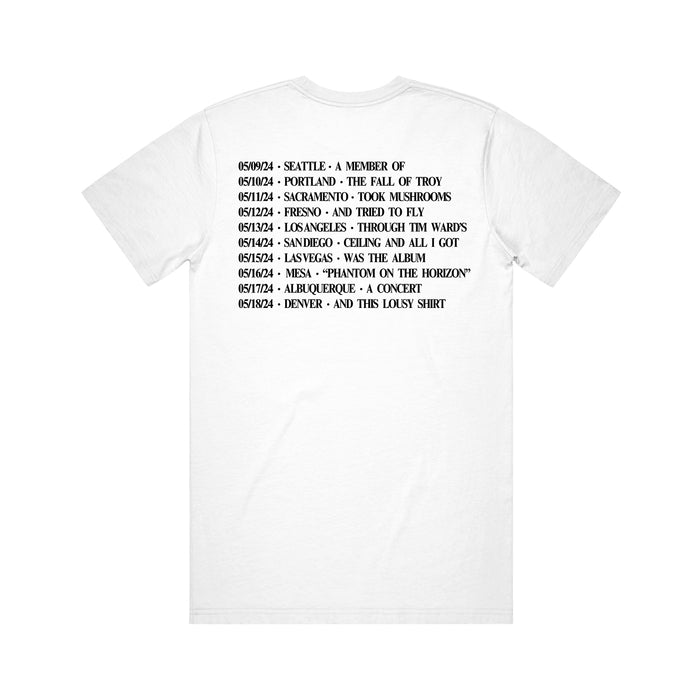 NGTFOT Tour White - Tee back