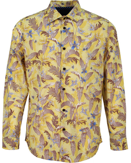 NORMAN FALLING FLOWERS SHIRT - SUNSHINE