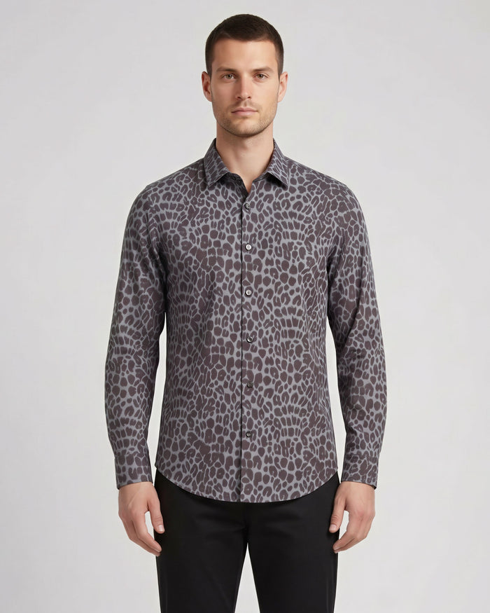 NORMAN LEOPARD BLACK