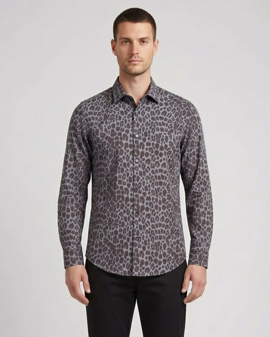 NORMAN LEOPARD BLACK