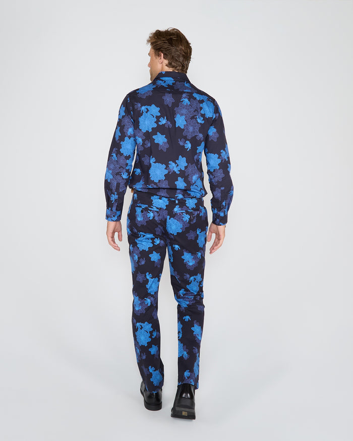 NORMAN SOFTBLOOM SHIRT - NAVY
