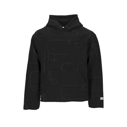 Novelty Printed Terry Pullover Hoodie