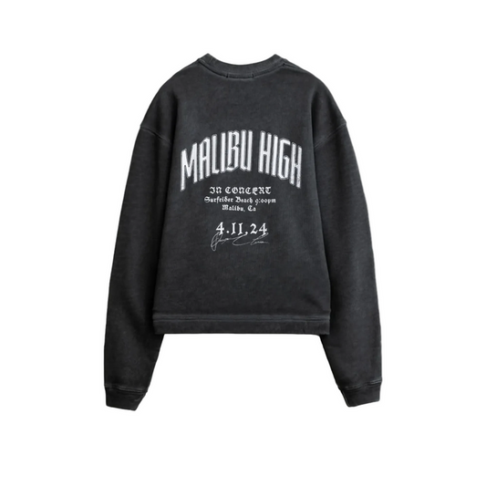 Oil Wash Malibu High Crewneck