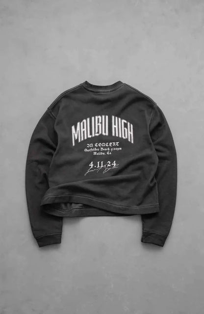 Oil Wash Malibu High Crewneck