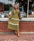 Olive L/S Dress